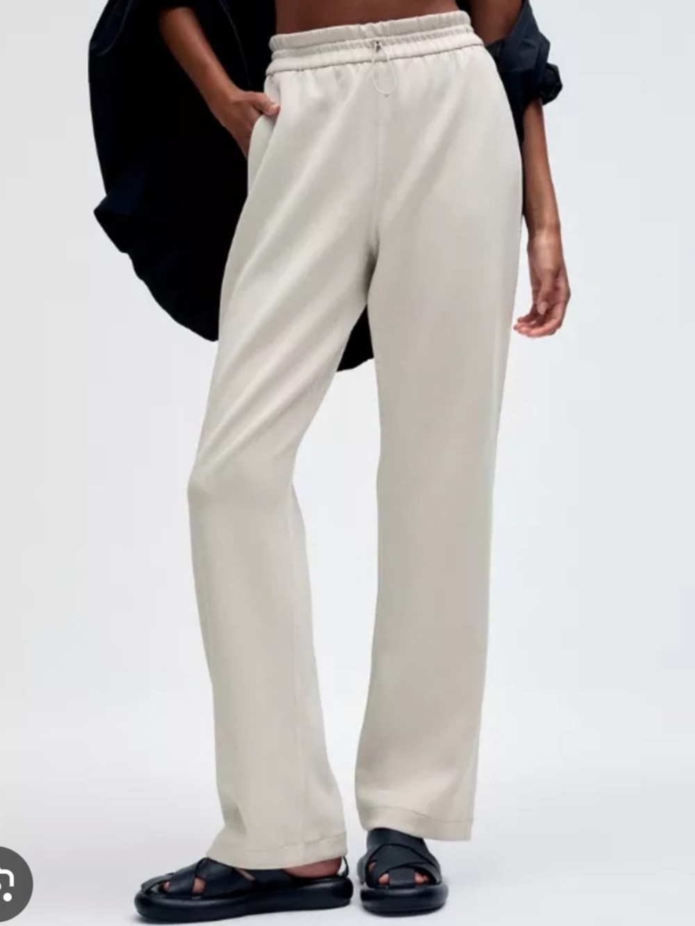lululemon athletica softstreme pant in bone size 4